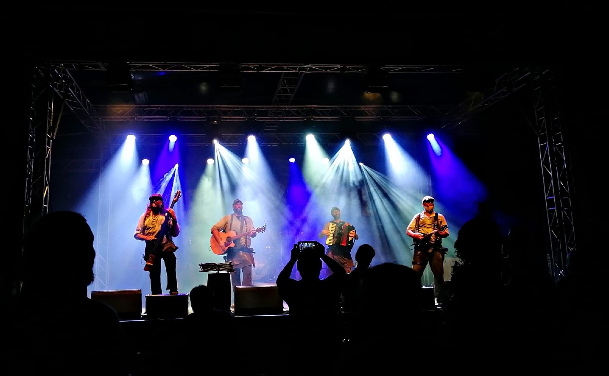 Live-Moment der Cobblestones